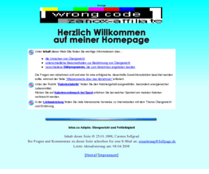 adipoes.de: Infos zu Adipös: Übergewicht und Fettleibigkeit, Behandlungsmethoden von Übergewicht
Adipös ist die medizinische Bezeichnung fuer starkes Übergewicht bzw. Fettleibigkeit. Unter adipoes.de finden Sie Infos ueber die Ursachen und Behandlungsmethoden von Übergewicht.