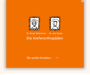 die-kieferorthopaeden.com: Die Kieferorthopäden in Mülheim - Dr. Birgit Bidenharn & Dr. Veit Stelte - Schloßstr. 14
Guten Tag und willkommen bei den Kieferorthopäden aus Mülheim. Schön, dass Sie zu uns gefunden haben.