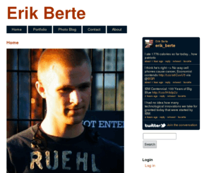 erikberte.com: Erik Berte
