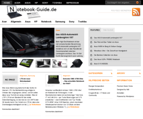 notebook-guide.de: Notebook-Guide - Informationen über Notebooks und Laptops
Aktuelle und interessante Informationen über Notebooks und Laptops bekannter Hersteller.