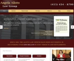 aliotolawoffices.com: Discrimination Attorney California | Wrongful Termination Lawyer San Francisco | Sexual Harassment Law Firm CA
Anglea Alioto Law Group - San Francisco based  law firm handling Discrimination, Employment Law, Retaliation & Sexual Harrassment cases throughout California & nationwide.
