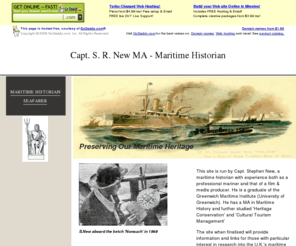 captnew-maritimehistorian.com: Home Page
The personal site of Capt. Stephen New MA  -  Maritime Historian