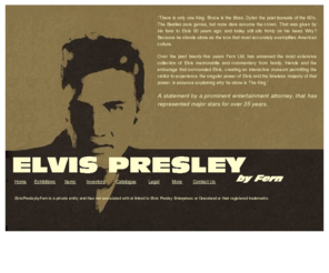 elvispresleybyfern.com: Elvis Presley by Fern
Elvis Presley by Fern