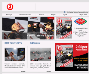 f1racing-turkiye.com: Türkiye'nin Formula 1 Dergisi F1Racing
F1, Formula 1 Racing Formula 1, Europe GP, photos, standings, news, statistics, teams, drivers, MOTOGP, Türkiye Motorsporları haber,