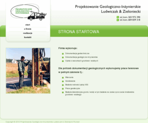 geoprojektowanie.pl: Projektowanie Geologiczno-Inżynierskie Ludwiczak & Zieloniecki - dokumentacje geotechniczne geologia Poznań wiercenia sondowanie badanie nośności
Projektowanie Geologiczno-Inżynieryjne Ludwiczak & Zielonecki - Dokumentacje geotechniczne, Dokumentacje geologiczno-inżynierskie, Opinie o warunkach gruntowo - wodnych, Wiercenia, Sondowania, Badania nośności płytą VSS, Prace geodezyjne, Badania laboratoryjne gruntu i wody w tym badania na zanieczyszczenie środowiska gruntowo- wodnego