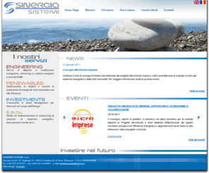 sinergiasistemi.com: Sinergia Sistemi - E.S.Co. Energy Service Company - Home page
SINERGIA SISTEMI s.p.a. -  E' una E.S.Co., cioè una azienda che fornisce servizi finalizzati al risparmio energetico con l'utilizzo di fonti rinnovabili