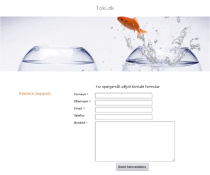 toki.dk: Toki.dk - IT-support til Privat og Erhverv
Toki.dk hjælper dig med it support, når du sidder med problemet her og nu. Vi hjælper virksomheder og private med IT support over hele landet. Vi hjælper med alt indenfor IT og elektronik