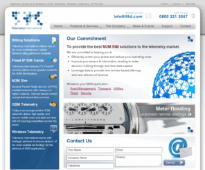 tiltd.com: Telemetry Systems | Telemetry Solutions | GSM Telemetry | Wireless Telemetry | GPRS Sim
Telemetry International specialise in Telemetry Systems, GSM Telemetry, Wireless Telemetry, GPRS Sim and Cellular Network Services for M2M. See how we can help your business.