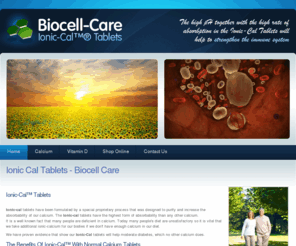 biocell-care.com: Ionic Cal Tablets : Biocell Care
For Ionic Cal Tablets or for Calcium Tablets, contact Biocell Care today   