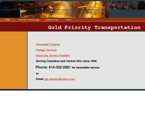 goldprioritytransportation.com: Home - Gold Priority Transportation
The most reliable intermodal trucking and cartage services available in Columbus and Central Ohio