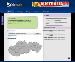 soferuj.sk: Šoféruj.sk - Autoškoly na Slovensku, nové testy
