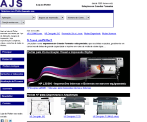 lojadoplotter.com.br: Loja do Plotter - Selecione Os Plotters HP Designjet por vários Critérios, Cartuchos e Cabeçotes
Selecione seu Plotter por Tipo de Aplicação, Largura de Impressão, número de cores. Saiba especificações completas, vídeos, cartuchos de todos os modelos