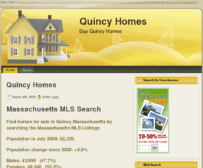 quincy-homes.com: Quincy Homes
Search the Quincy MLS listings for homes for sale or apartments for rent.