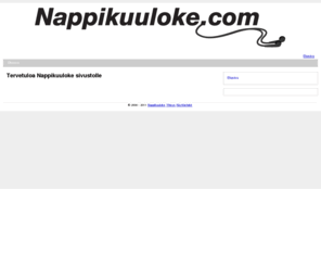 nappikuuloke.com: Nappikuuloke
Nappikuuloke