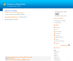 nolaggaming.com: Welcome to MasterD.Net | The Ramblings of Master D. Homie
The Ramblings of Master D. Homie