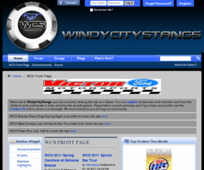 windycitystangs.com: WindyCity Stangs - WCS Front Page
WindyCityStangs The fastest growing Chicago Mustang Club