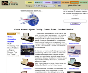 funeraladvisory.org: Casket Discount | Caskets Metal | Caskets Funeral | Caskets
 Casket Xpress offers high quality Discount caskets, metal burial caskets at prices less than 1/2 of what the Funeral Homes charge.