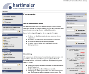 hartlmaier.com: Hartlmaier-Kundencenter
schlauch, gummi, technik, arbeitsschutz, werkzeuge
