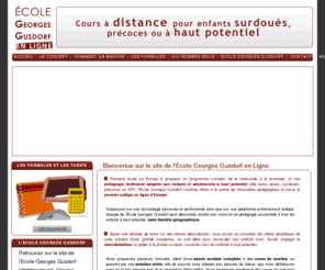 college-en-ligne.com: Bienvenue sur le site de l'Ecole Georges Gusdorf en Ligne 
Ecole Georges Gusdorf