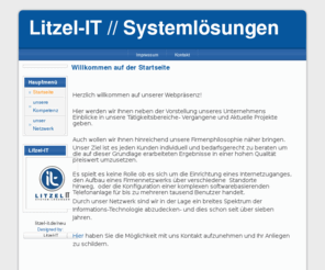 litzel-it.de: Willkommen auf der Startseite - Litzel-IT  //  Systemlösungen
Litzel-IT // Systemlösungen
BEDARFSGERECHT, ZUVERLÄSSIG, PREISWERT