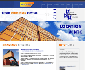 rcs-conteneurs.com: RCS location achat vente de conteneur maritime neuf, occasion et dernier voyage pour le chantier BTP, lindustrie, les particuliers. Livraison nationale de conteneur sécurisé pour stockage.
RCS, vente, location de conteneurs chantier sécurisés neufs et occasions