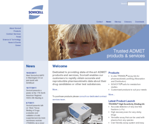 sovicell.org: Sovicell - Dedicated to providing state-of-the-art ADMET products and services
Sovicell - Homepage