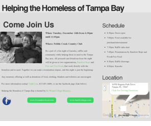 helping-the-homeless.com: Helping the Homeless of Tampa Bay
Helping the Homeless of Tampa Bay