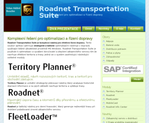 roadnet.cz: Roadnet Transportation Suite   » Komplexní řešení pro optimalizaci a řízení dopravy
Komplexní řešení pro optimalizaci dopravy a tvorbu distribuční strategie firmy. Roadnet Transportation Suite je komplexní nástroj pro efektivní řízení dopravy.
