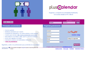 webshareddiary.com: Organiza y comparte tu tiempo - plusCalendar
plusCalendar: Organiza y comparte tu tiempo y tus eventos con quien quieras y como quieras. Crea todos los calendarios que precises y compartelos individualmente, calendario a calendario, con quien precises y como precises.