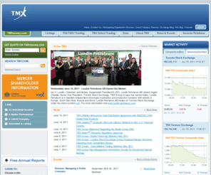tsxmarkets.org: The Stock Market, Canadian Stock Exchange | TMX Group
Discover the Canadian stock market with current stock quotes, prices and listed companies at Toronto Stock Exchange.
