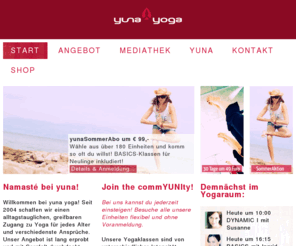 yuna.at: yuna yoga graz
Yoga pur mitten in Graz!