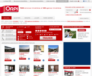 orpi-apt-ericmartinchave.com: Immobilier, agences immobilières Orpi - Petites annonces immobilières
Annonces immobilières, agence immobiliere. ORPI, 1er réseau français d'agences immobilières propose ses annonces immobilières de location, vente, achat de maison, appartement, studio, garage, ... Système alerte mail pour vos annonces.