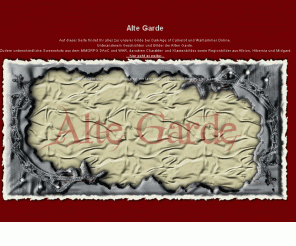 alte-garde.net: Alte Garde - DAoC und Warhammer Gilde
Alte Garde - Die Ultimative Gilde im MMORPG Game Dark Age of Camelot und Warhammer Online.