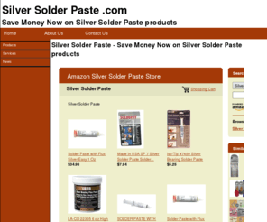 silversolderpaste.com: Silver Solder Paste - Save Money Now on Silver Solder Paste products
Silver Solder Paste - Save Money Now on Silver Solder Paste products. Your Comprehensive Guide to Information, Resources and Links.