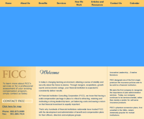 ficc.net: Financial Institution Consulting Corporation - Index
At Financial Institution Consulting Corporation (FICC), we know that having a solid compensation package in place is critical to attracting, retaining and motivating a strong leadership team. 