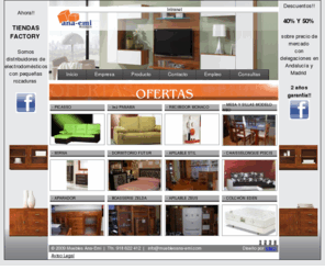 mueblesana-emi.com: .:MUEBLES ANA-EMI - Cocinas - Armarios - A Medida - Villa del Prado - Madrid:.
.:MUEBLES ANA-EMI - Cocinas - Armarios - A Medida - Villa del Prado - Madrid:.