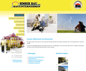 simsek-bau.at: SIMSEK BAU - Bauunternehmen
SIMSEK BAU - Bauunternehmen