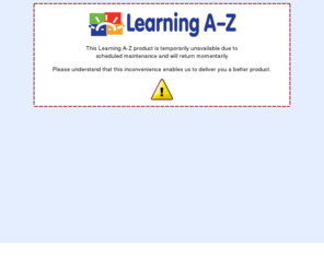 rtia-z.com: Learning A-Z Help
LearningA-Z.com produces online teaching materials for the elementary classroom. Printable worksheets, activities lesson plans for preschool, kindergarten, first grade, second grade, and third grade.