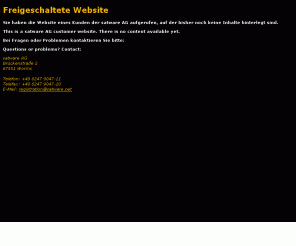 weintrend.de: satware AG-Kunden-Website
satware AG - Internet Full Service