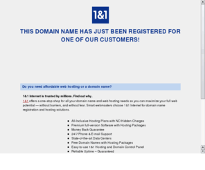 decision-scores.com: Web hosting, domain name registration and web services by 1&1 Internet
1&1 offers Web hosting, domain names, website builders, servers, and email solutions. Find affordable, dedicated ad-free web hosting, domain name registration and e-mail solutions.  Choose 1&1 Internet to host your small business website or personal web site.