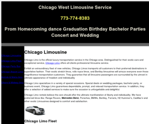 jlimousines.com: Chicago Limo Service Chicago West Limousine Airport Weddin Prom
Chicago Limousine. Chicago Limo Service. Chicago Airport Transportation. Limo Bus airport corporate weddings prom SUV