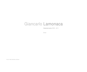 lamonaca.it: Enter
Giancarlo Lamonaca Website