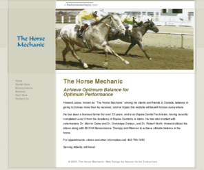 thehorsemechanic.com: The Horse Mechanic
Complete Overall Balance for Ultimate Performance