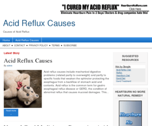 acidrefluxcauses.org: Acid Reflux Causes
Causes of Acid Reflux