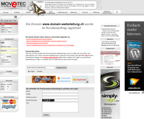 domain-weiterleitung.ch: domain-weiterleitung - Domain-Registration
Die domain-weiterleitung.ch wurde im Auftrag eines unserer Kunden registriert. domain-weiterleitung.ch ist zur Zeit unbenutzt.