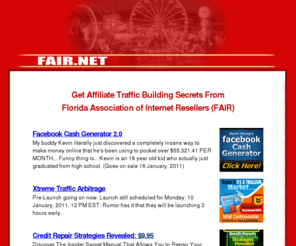 fair.net: Get Affiliate Traffic Building Secrets
Get Affiliate Traffic Building Secrets and Traffic building through Social Networks