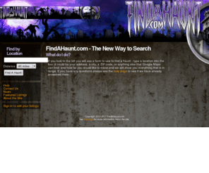findahaunt.com: Find a Haunt.com
The best haunted house listing around