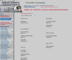 fourslidestamping.com: Fourslide Stamping .com - Fourslide Stamping Directory of Manufacturers & Suppliers
