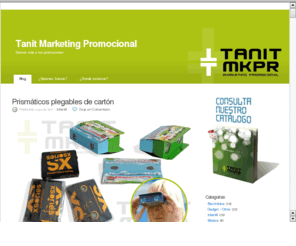 tanitmkpr.com: Tanit MKPR Marketing Promocional:::::::
Empresa líder del sector del marketing promocional con amplía experiencia en la importación de un gran catálogo de productos innovadores a precios mega-competitivos.