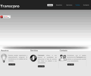 transcpro.com: Transcpro
Servicio Profesional